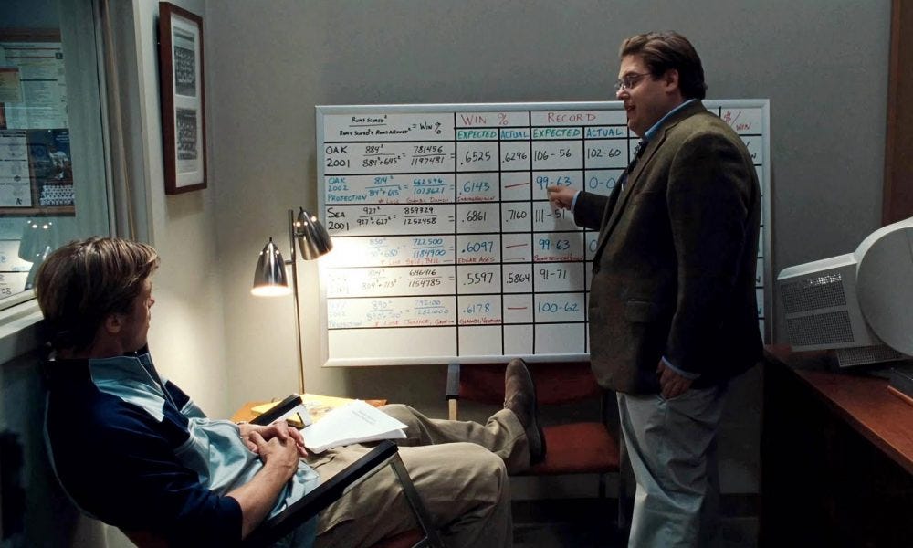A scene from the film Moneyball