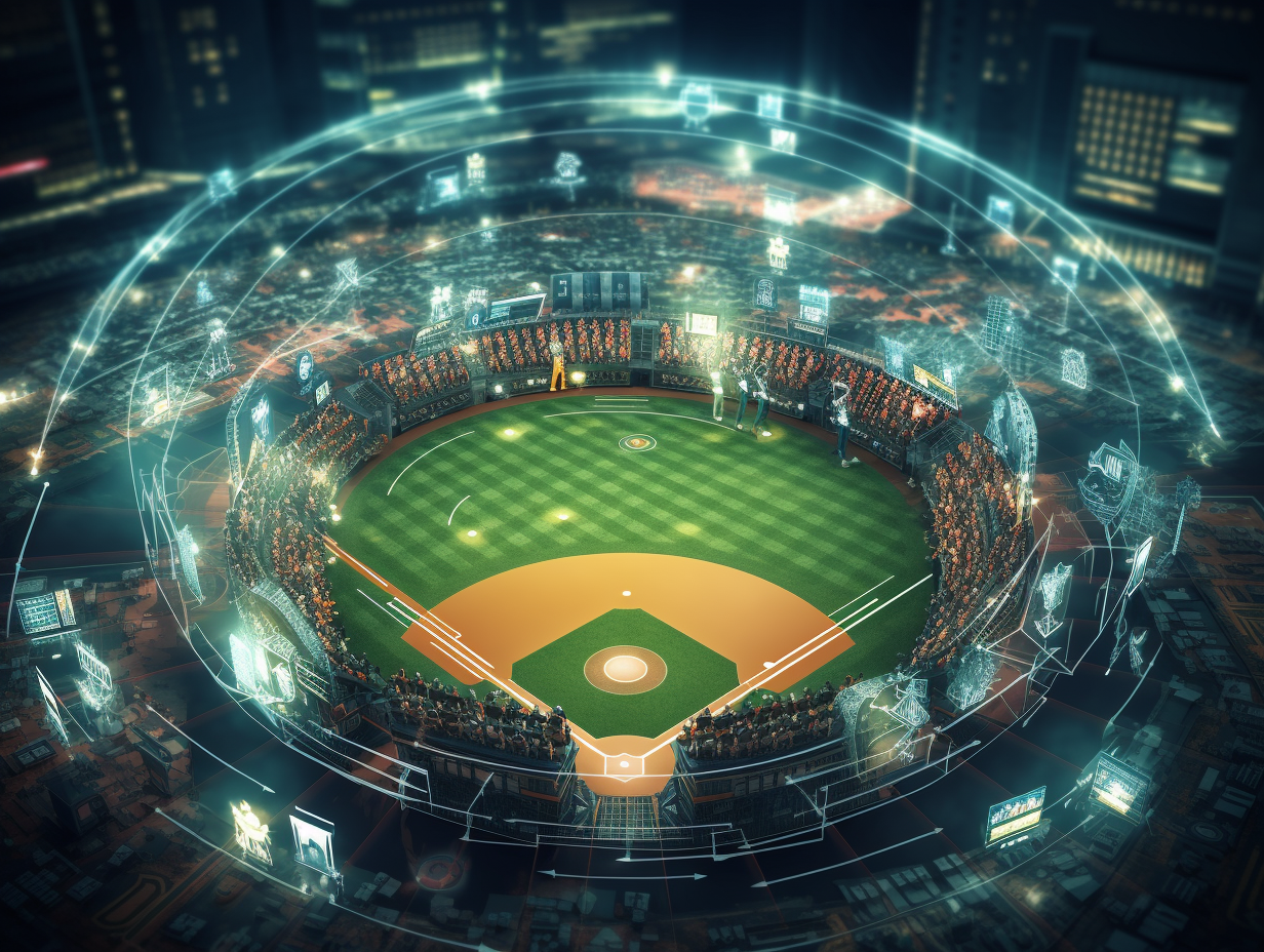 Cyber Baseball Quantification by Midjourney